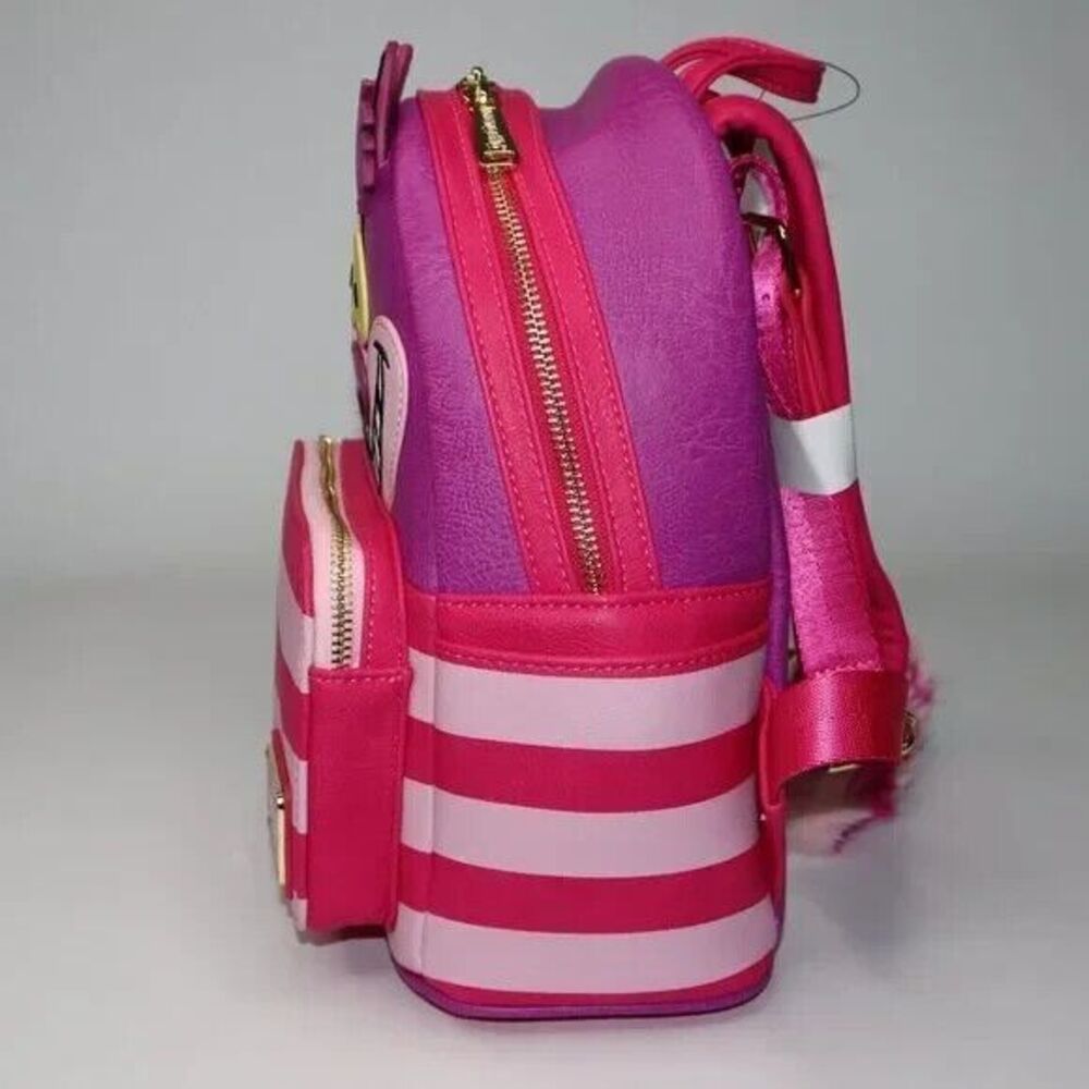 Loungefly Disney Alice in Wonderland Cheshire Cat figural Mini Backpack - Picture 3 of 8